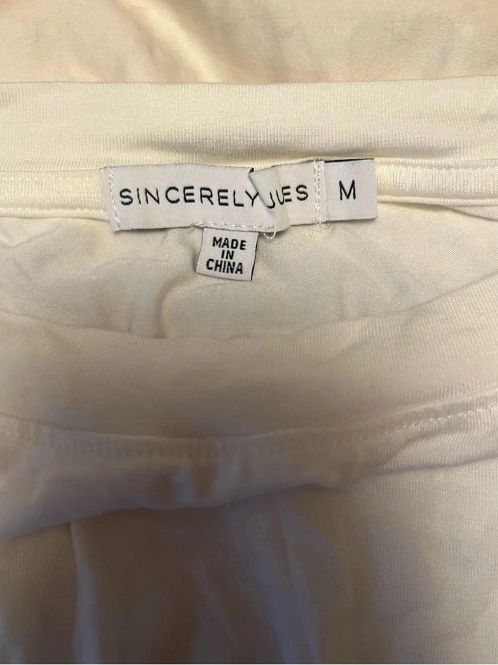 NWT Sincerely Jules Gray Romper with Cream Lightweight Tee | Size M - Picture 7 of 12